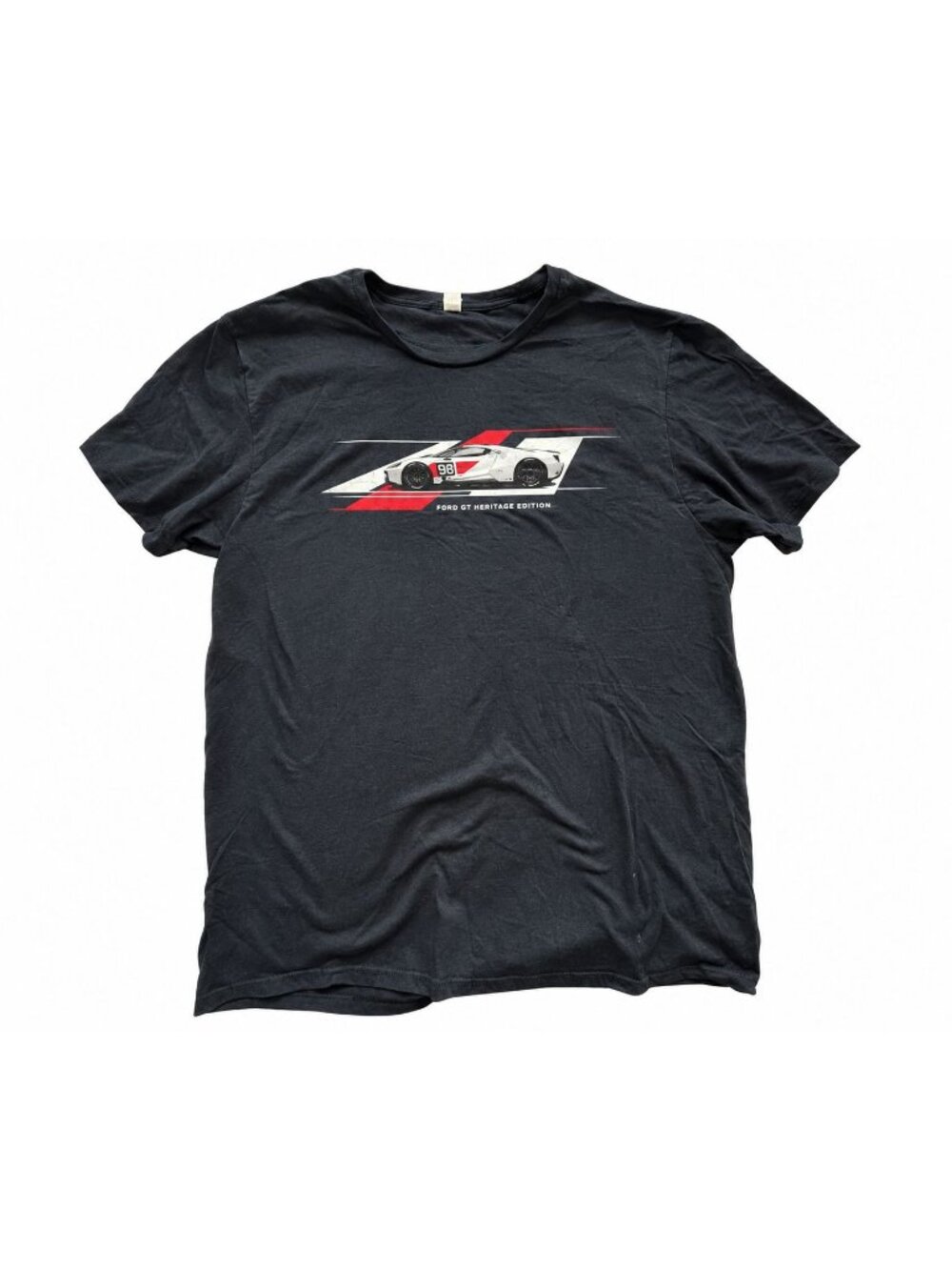 Ford GT Heritage Edition Mens L Black Graphic T Shirt Ford Performance Racing